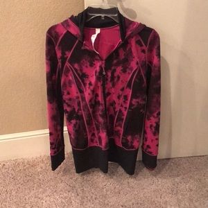 Lululemon pink and black jacket